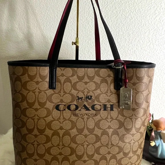 Authentic Limited Edition Coach Big Canvas Tote Bags